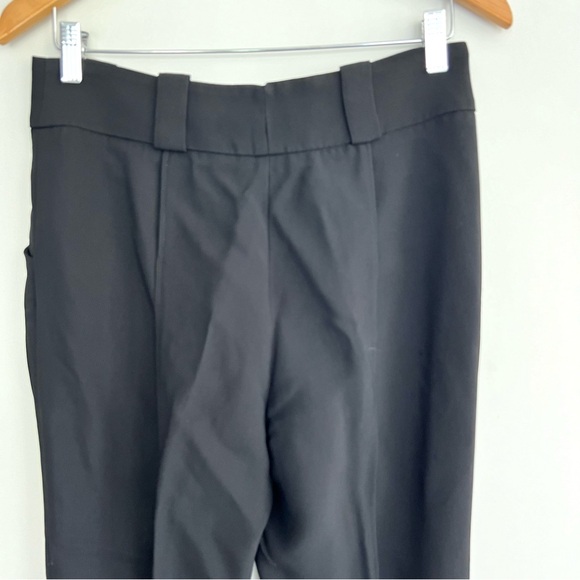 FENDI Black 100% Viscose High Rise Pleated Strength Pintuck Trousers Pants Sz 40 - Picture 7 of 16